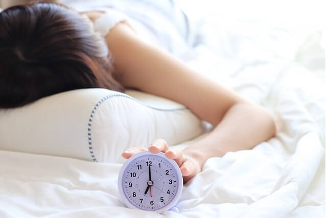 6~8時間睡眠など、生活習慣を整える